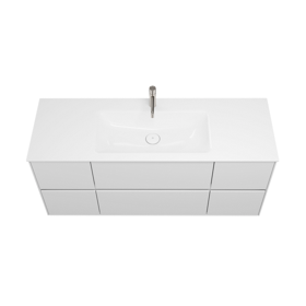Ceramic washbasin incl. vanity unit SGAB142 - burgbad