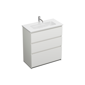 Ceramic washbasin incl. vanity unit SGHE083 - burgbad